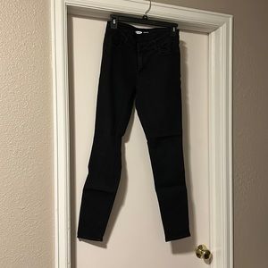 Old Navy black super skinny jeans